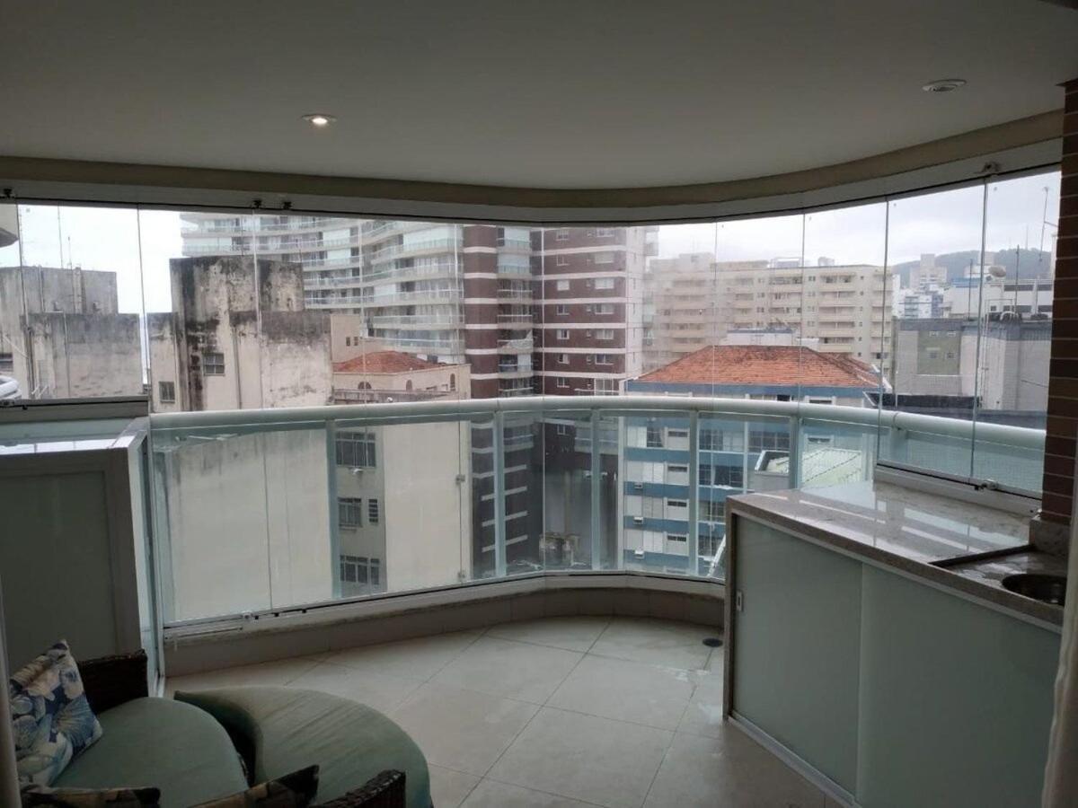 Estanconfor Praia Santos Ac Garagem Sacada Fechada Extérieur photo